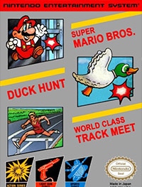 3 in 1 — Super Mario Bros. + Duck Hunt + World Class Track Meet (Супер братья Марио + Утиная охота + Встреча мирового класса)
