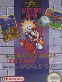 3 in 1 — Super Mario Bros. + Tetris + Nintendo World Cup (Супер Братья Марио + Тетрис + Чемпионат мира Нинтендо)
