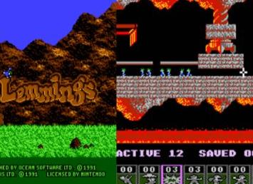 Lemmings игра для Денди