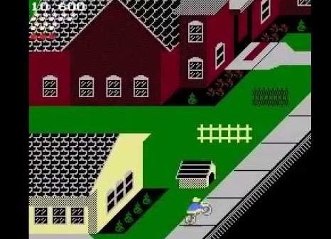Paperboy (разносчик газет) игра для Денди