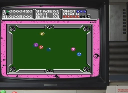 Lunar Pool (бильярд) – игра для Денди