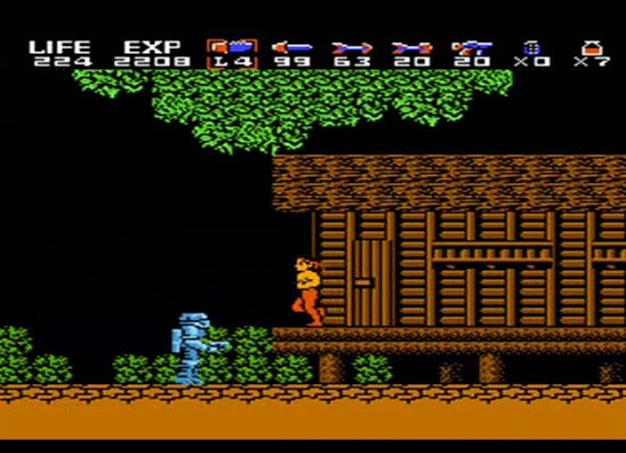 Rambo игра для Денди