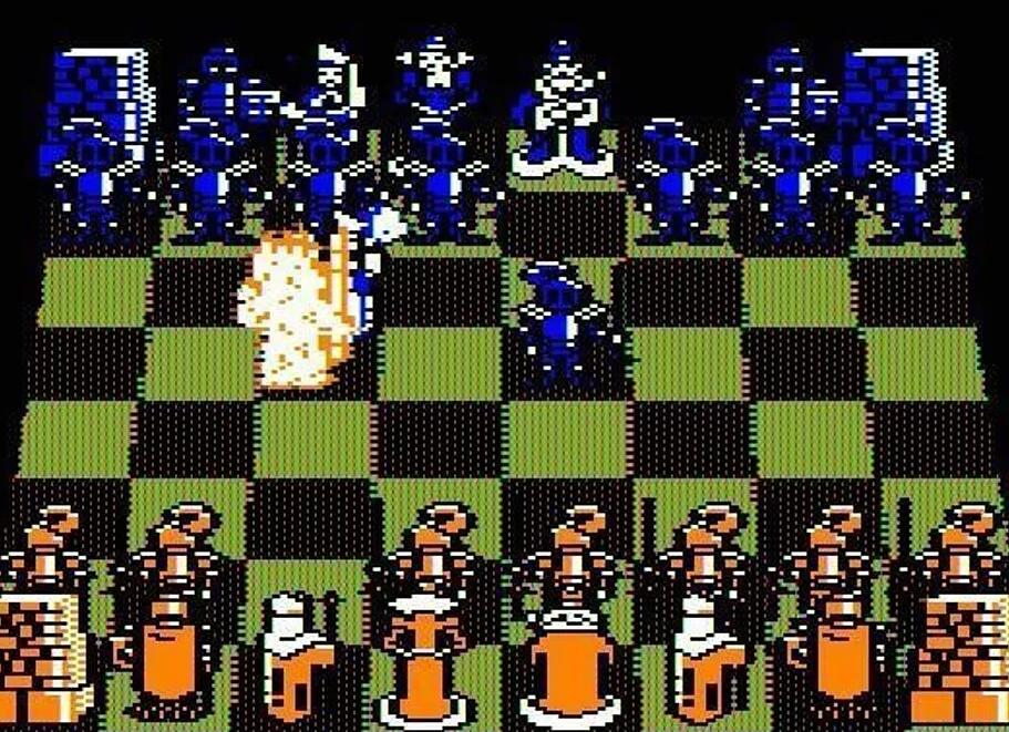 Battle Chess (шахматы) игра для Денди
