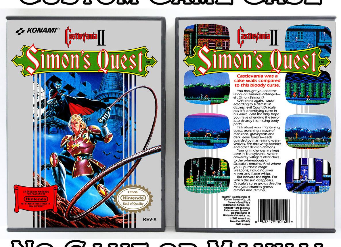 Castlevania II Simon`s Quest игра для Денди